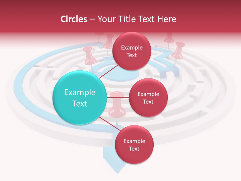 Navigate Isolated Course PowerPoint Template