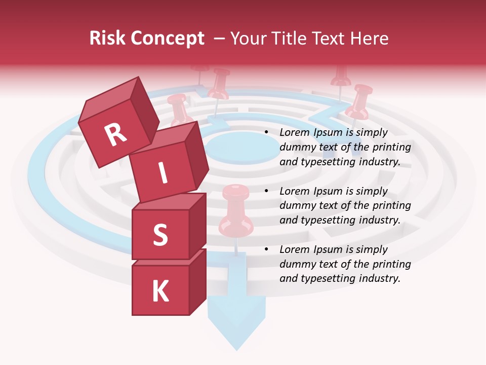 Navigate Isolated Course PowerPoint Template
