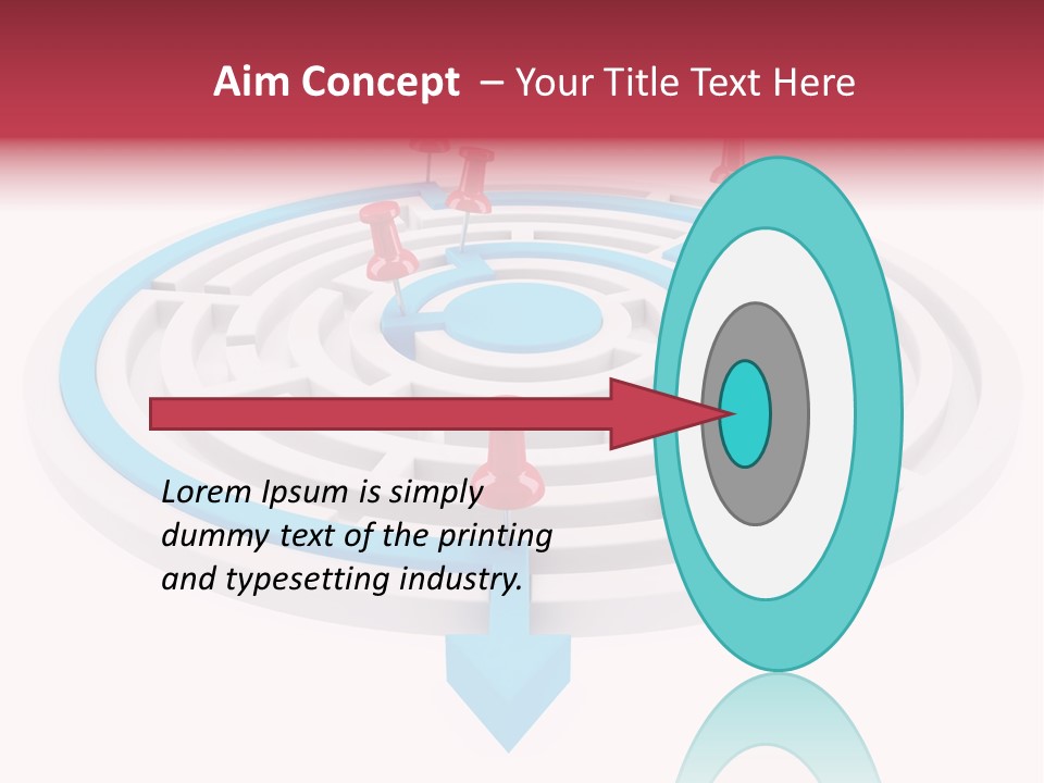 Navigate Isolated Course PowerPoint Template