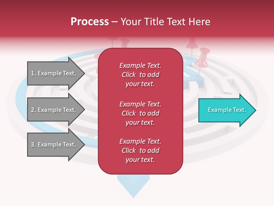 Navigate Isolated Course PowerPoint Template