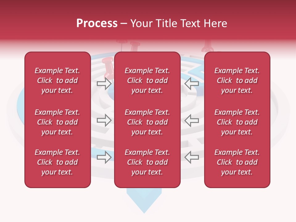 Navigate Isolated Course PowerPoint Template