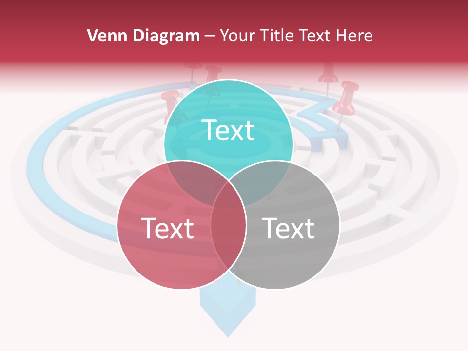 Navigate Isolated Course PowerPoint Template