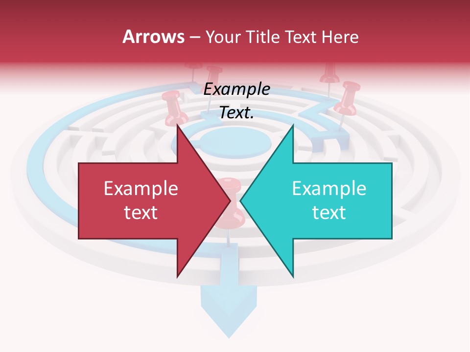 Navigate Isolated Course PowerPoint Template
