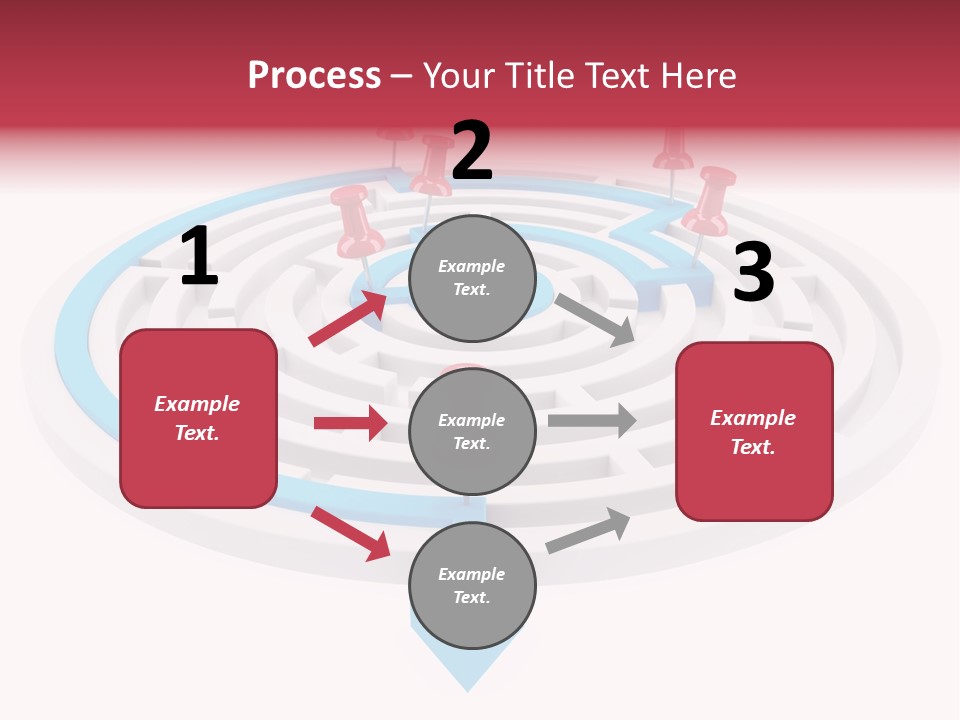 Navigate Isolated Course PowerPoint Template