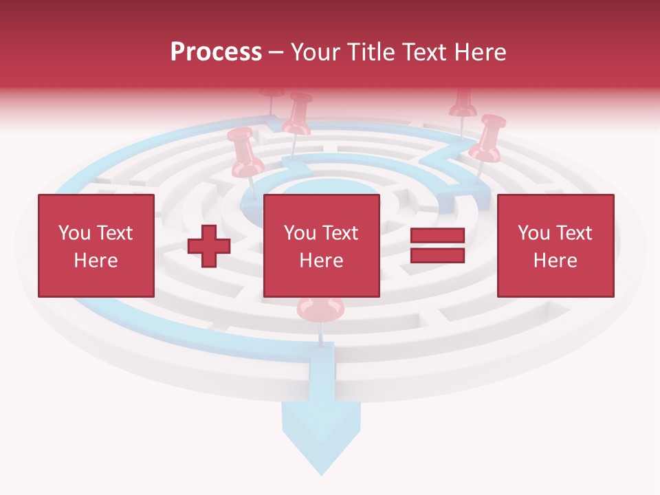 Navigate Isolated Course PowerPoint Template