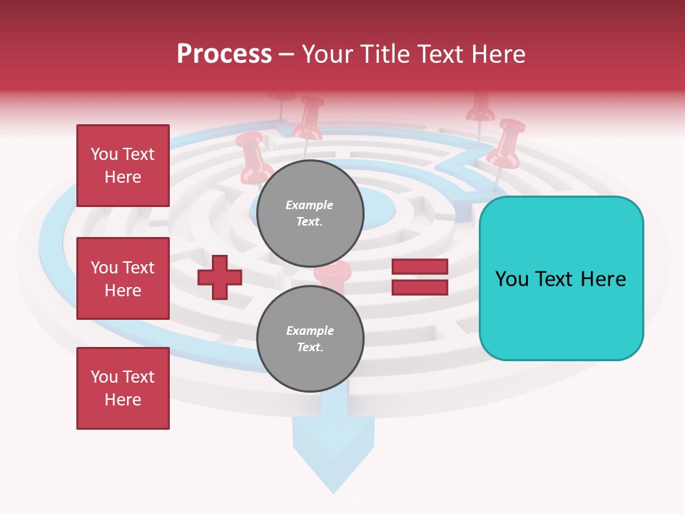 Navigate Isolated Course PowerPoint Template
