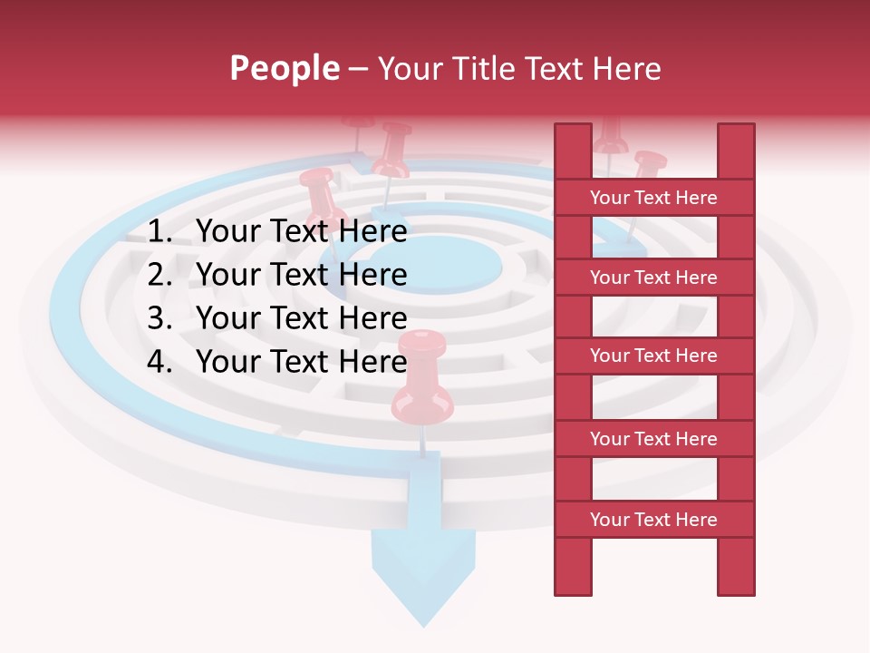 Navigate Isolated Course PowerPoint Template