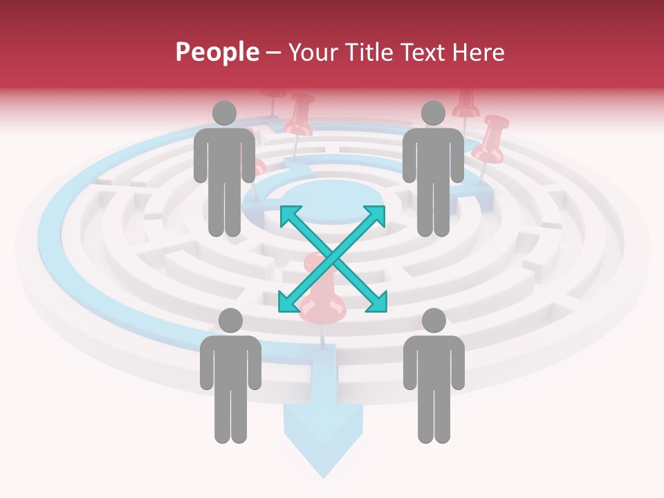 Navigate Isolated Course PowerPoint Template