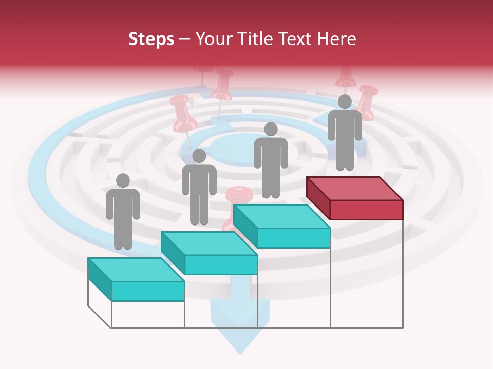 Navigate Isolated Course PowerPoint Template