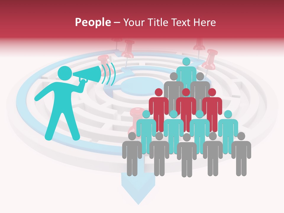 Navigate Isolated Course PowerPoint Template