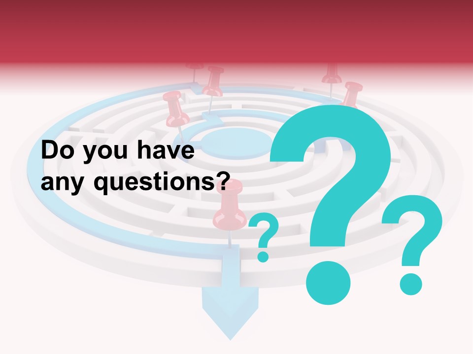 Navigate Isolated Course PowerPoint Template