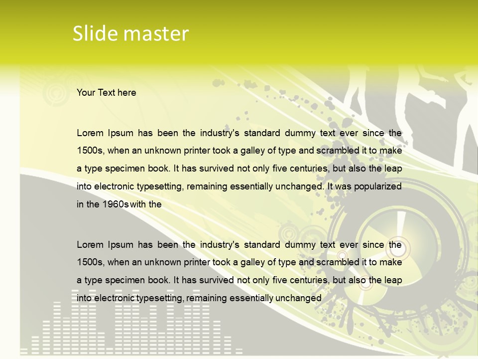 Floor Furniture Art PowerPoint Template