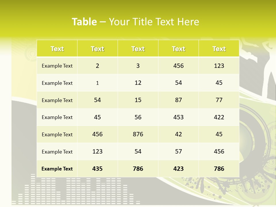 Floor Furniture Art PowerPoint Template