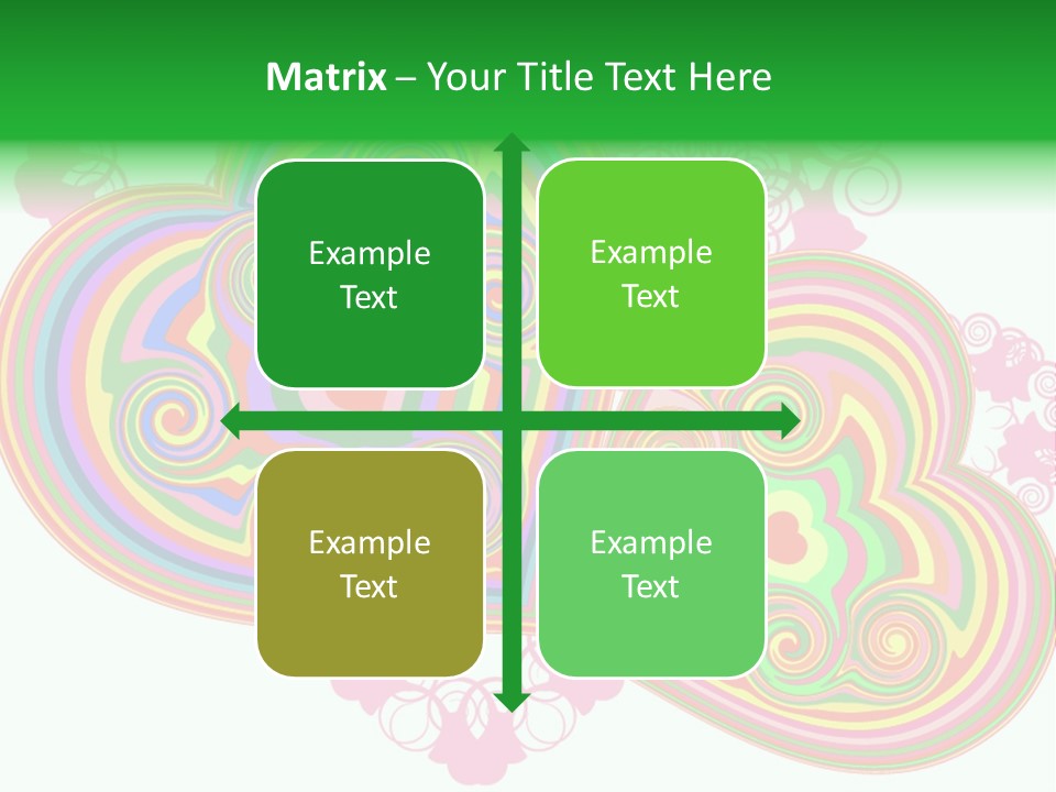 Pleasure Beams Symbol PowerPoint Template