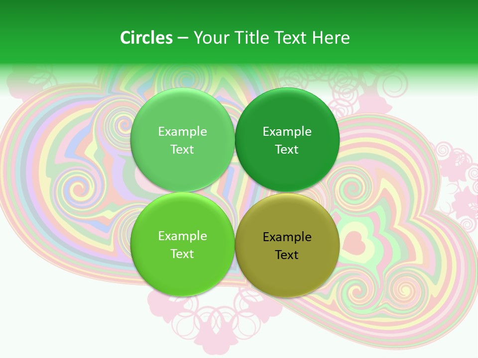 Pleasure Beams Symbol PowerPoint Template