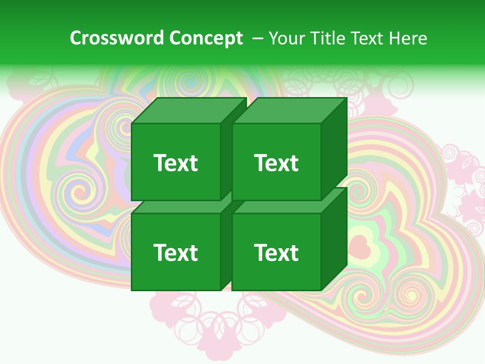 Pleasure Beams Symbol PowerPoint Template
