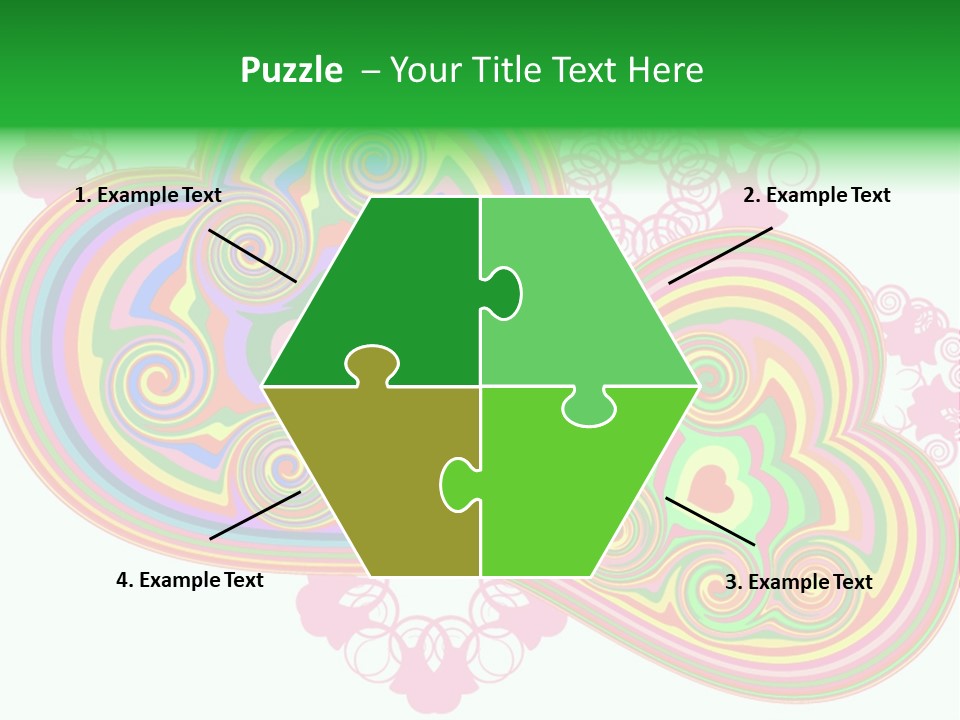 Pleasure Beams Symbol PowerPoint Template