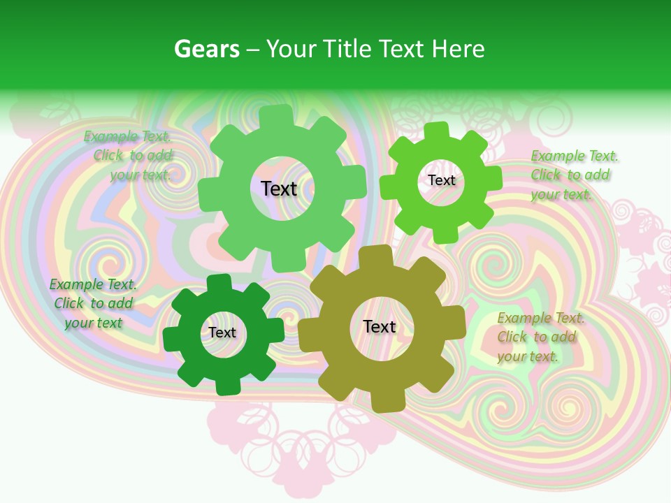 Pleasure Beams Symbol PowerPoint Template