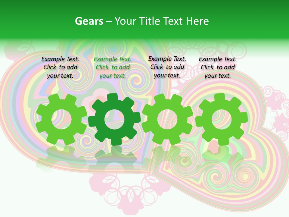 Pleasure Beams Symbol PowerPoint Template