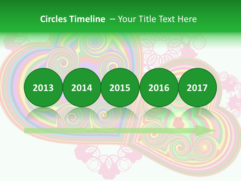 Pleasure Beams Symbol PowerPoint Template