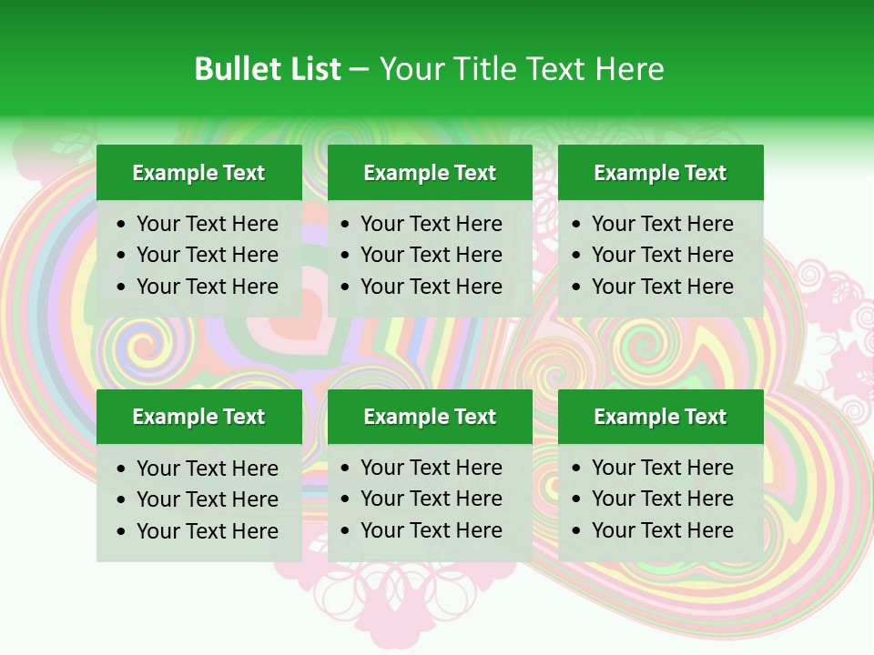 Pleasure Beams Symbol PowerPoint Template