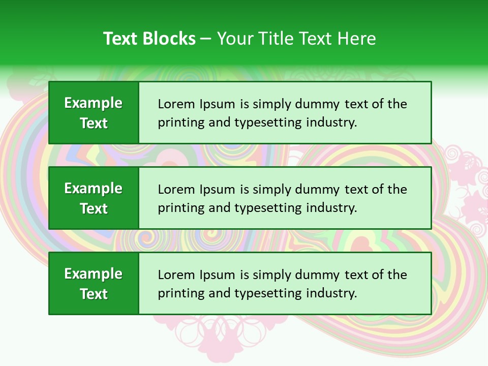 Pleasure Beams Symbol PowerPoint Template