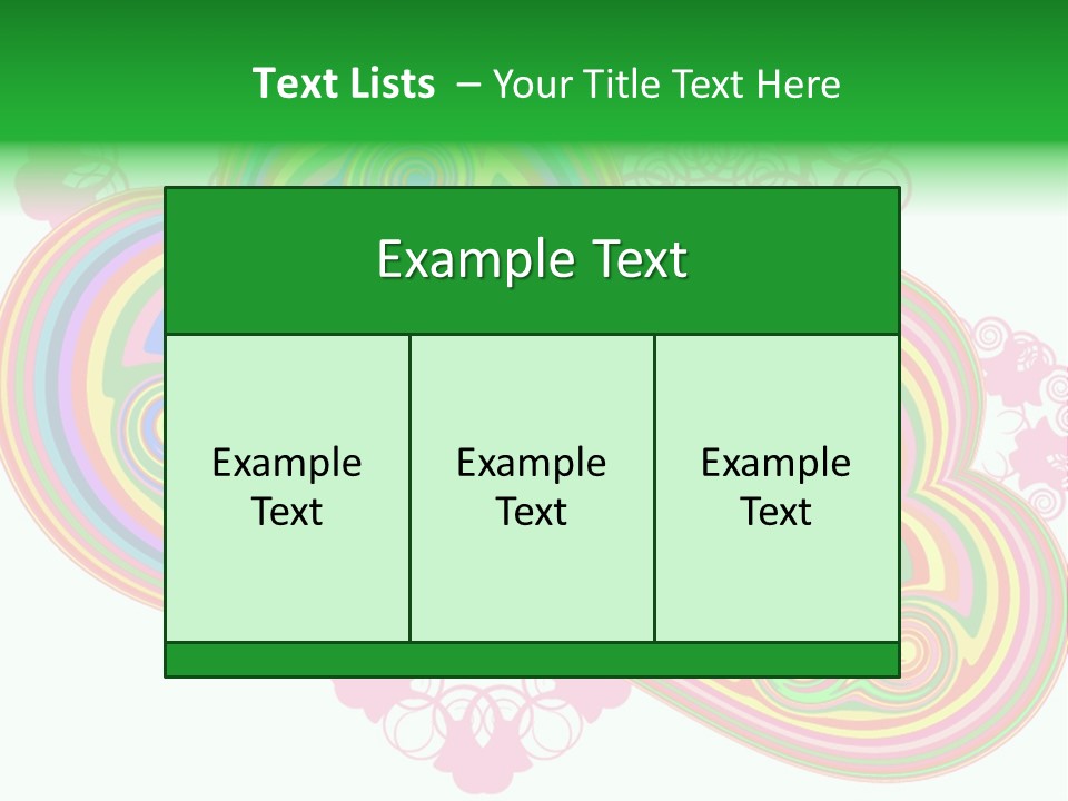 Pleasure Beams Symbol PowerPoint Template