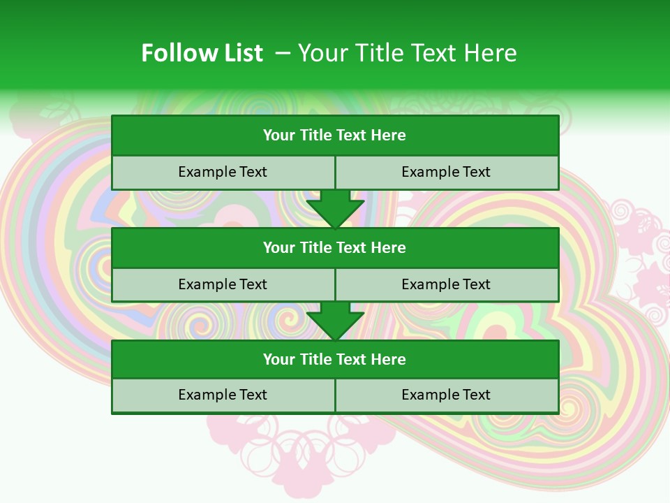 Pleasure Beams Symbol PowerPoint Template