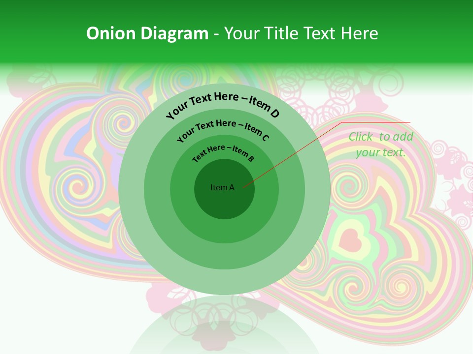 Pleasure Beams Symbol PowerPoint Template