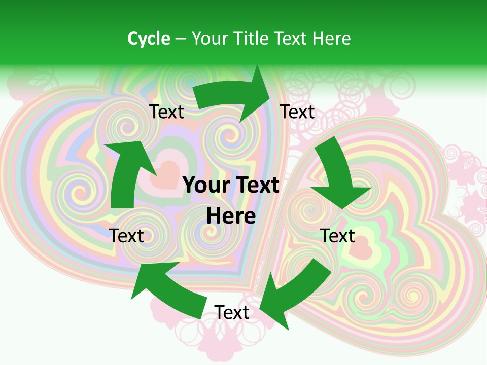 Pleasure Beams Symbol PowerPoint Template