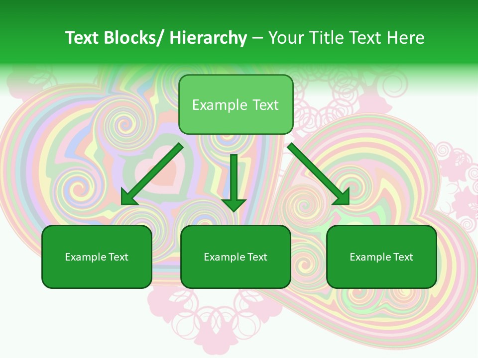 Pleasure Beams Symbol PowerPoint Template
