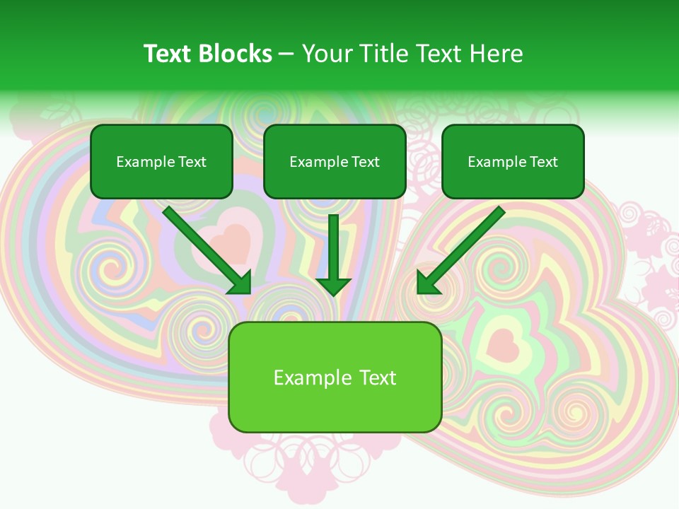 Pleasure Beams Symbol PowerPoint Template