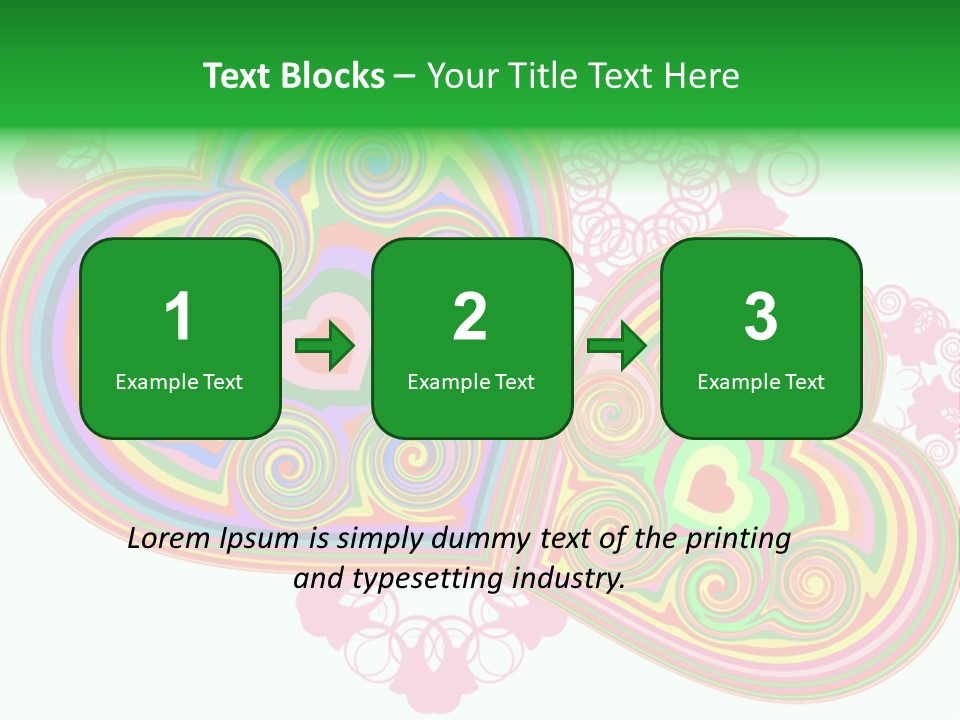 Pleasure Beams Symbol PowerPoint Template