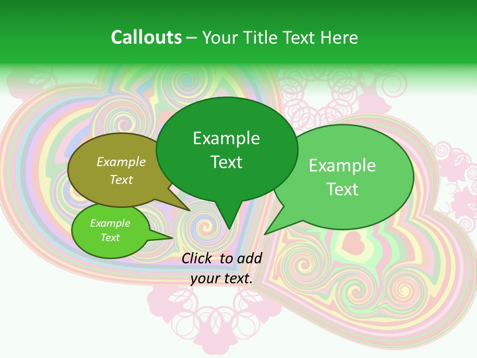 Pleasure Beams Symbol PowerPoint Template