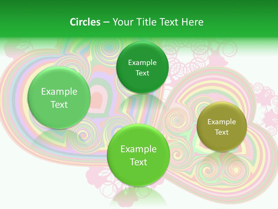 Pleasure Beams Symbol PowerPoint Template