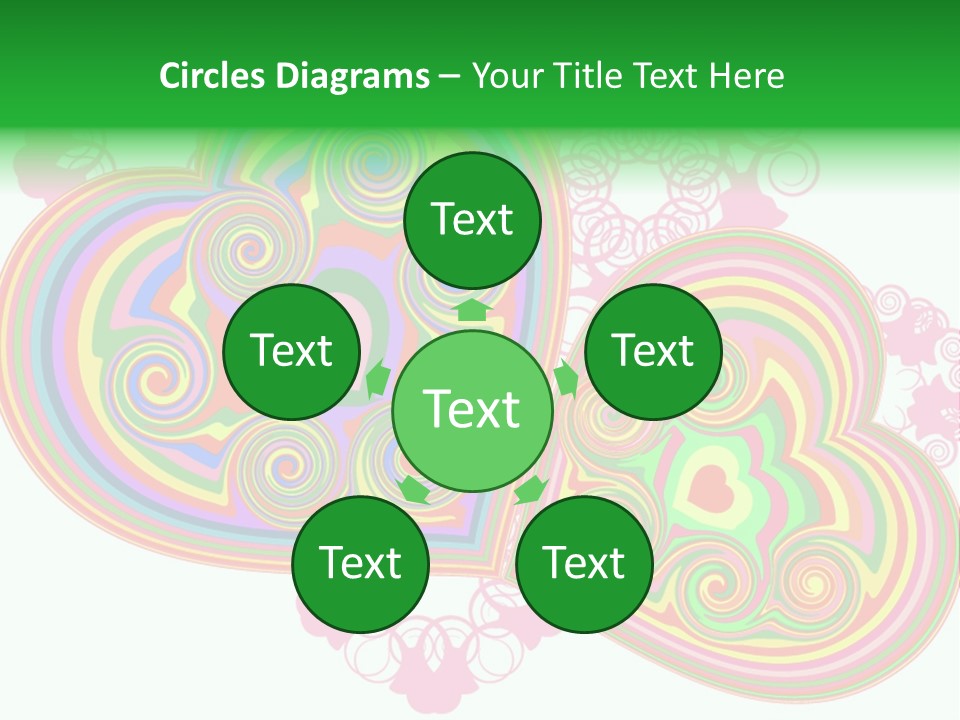 Pleasure Beams Symbol PowerPoint Template