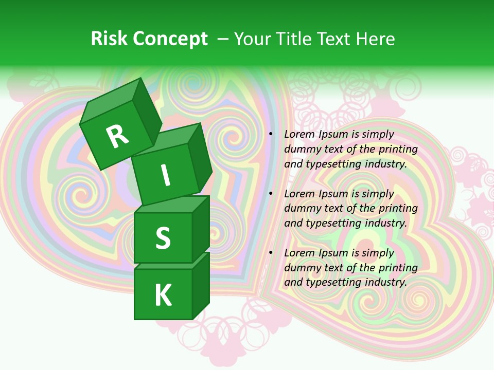 Pleasure Beams Symbol PowerPoint Template