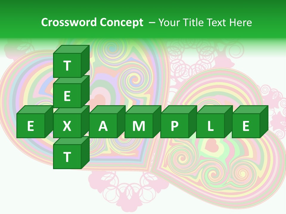 Pleasure Beams Symbol PowerPoint Template