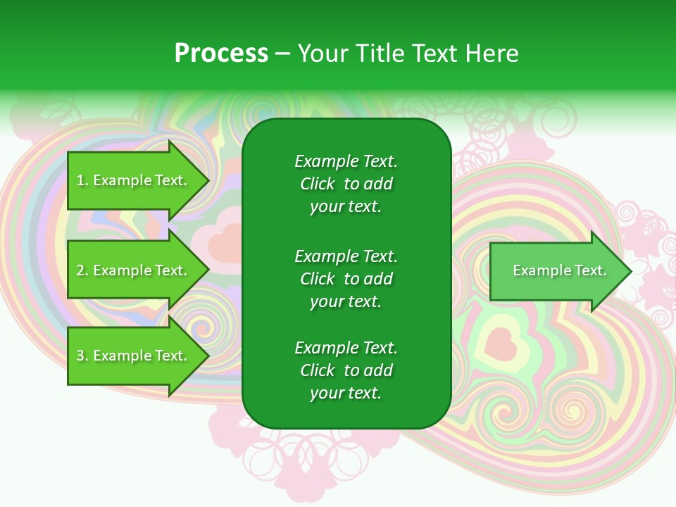 Pleasure Beams Symbol PowerPoint Template