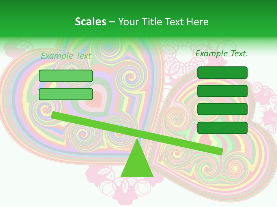 Pleasure Beams Symbol PowerPoint Template