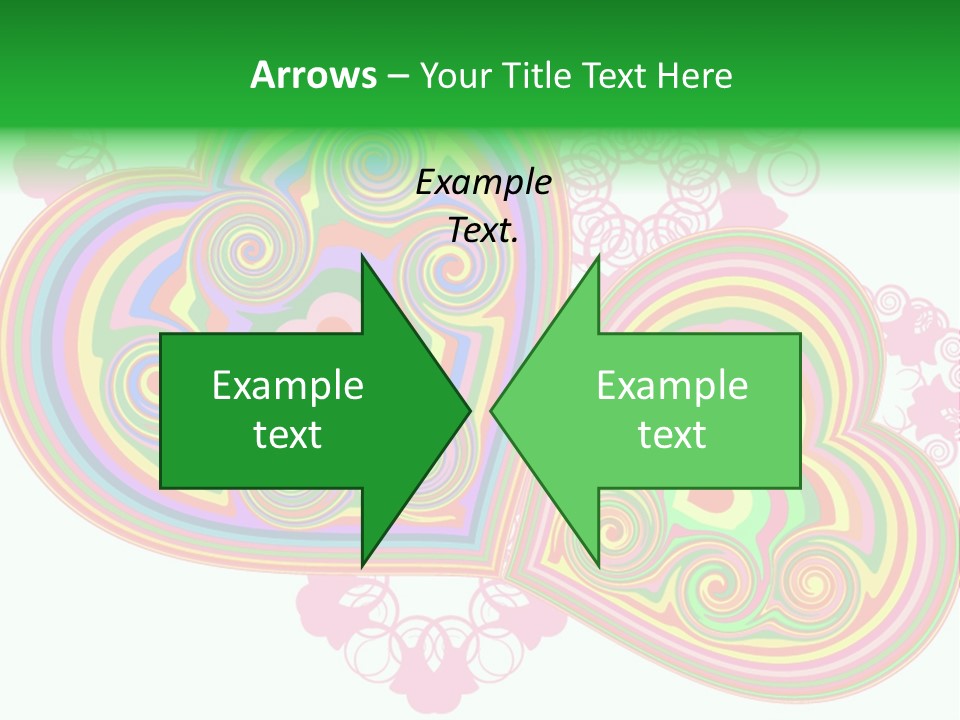 Pleasure Beams Symbol PowerPoint Template