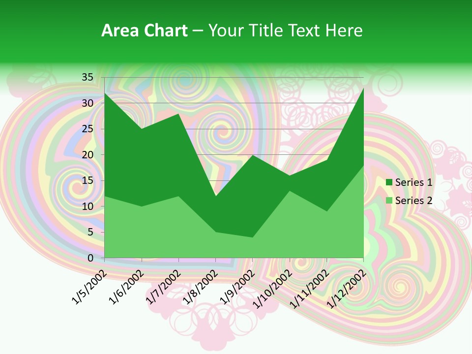 Pleasure Beams Symbol PowerPoint Template