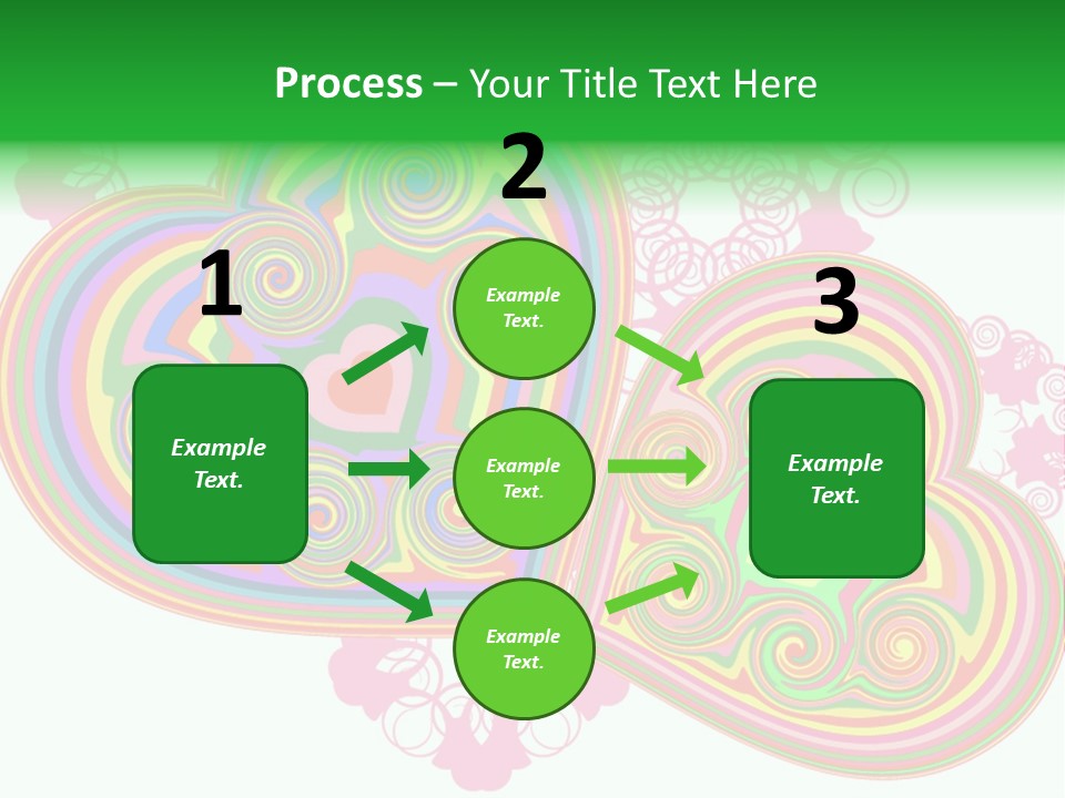 Pleasure Beams Symbol PowerPoint Template