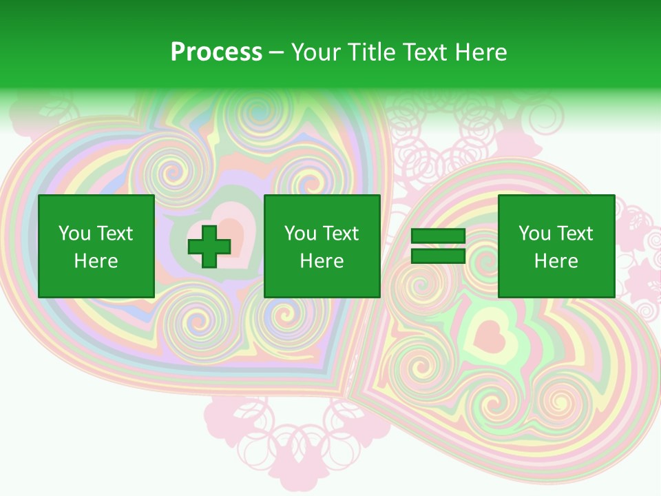 Pleasure Beams Symbol PowerPoint Template