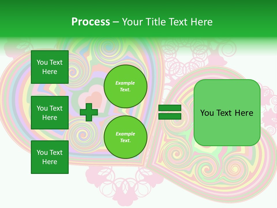 Pleasure Beams Symbol PowerPoint Template