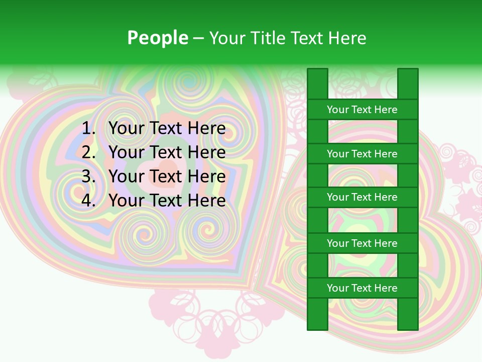 Pleasure Beams Symbol PowerPoint Template