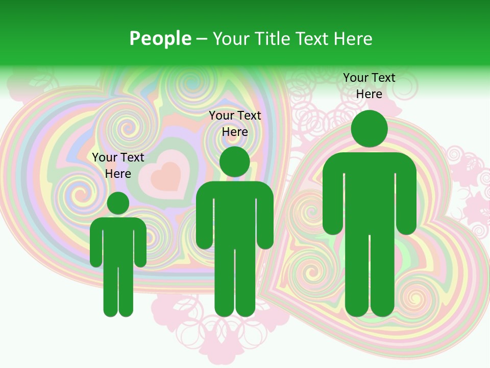 Pleasure Beams Symbol PowerPoint Template