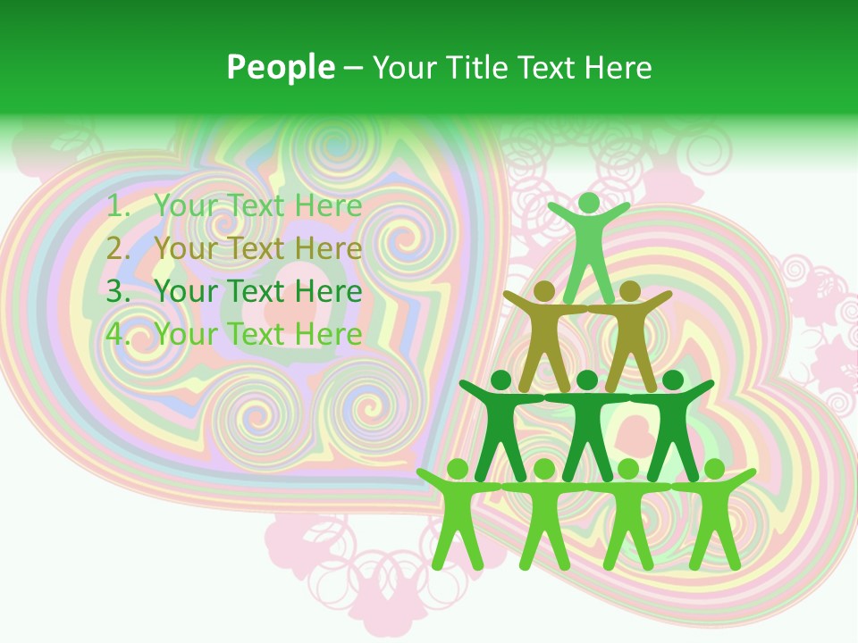 Pleasure Beams Symbol PowerPoint Template