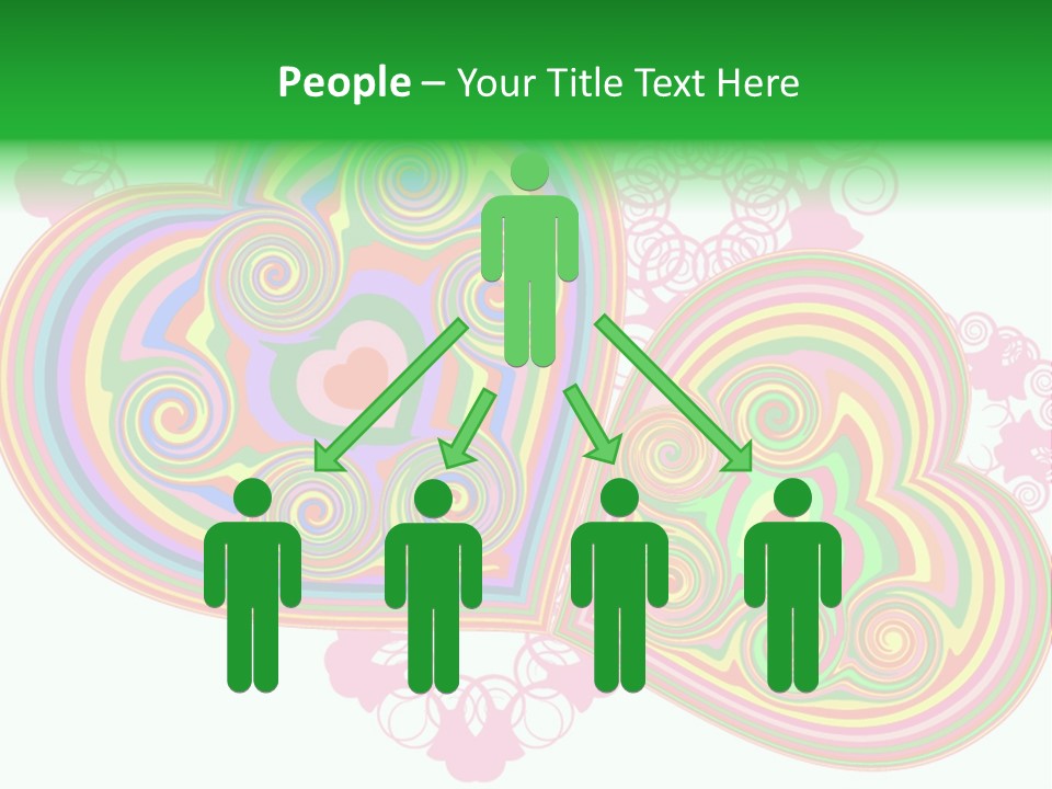 Pleasure Beams Symbol PowerPoint Template