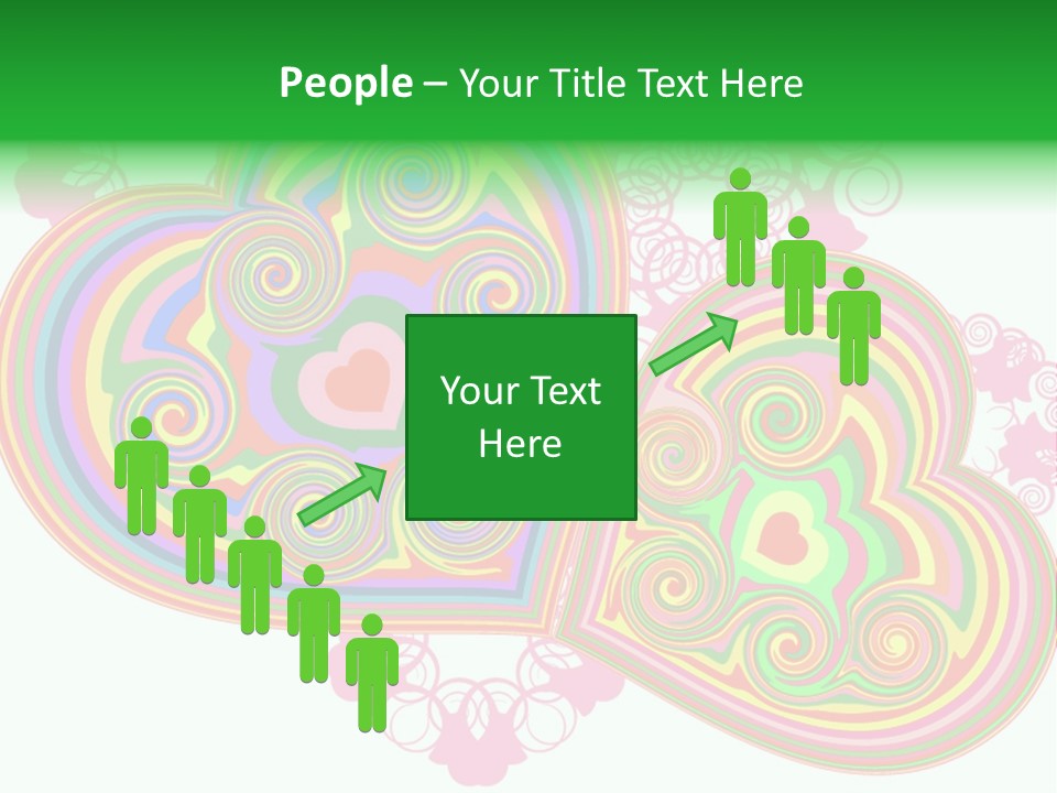 Pleasure Beams Symbol PowerPoint Template